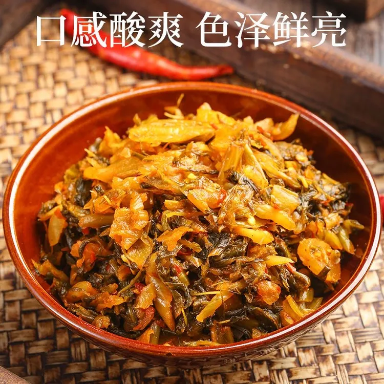 云南泰润新平酸腌菜400g细切酱菜咸菜泡菜酸菜鱼米线调料下饭菜