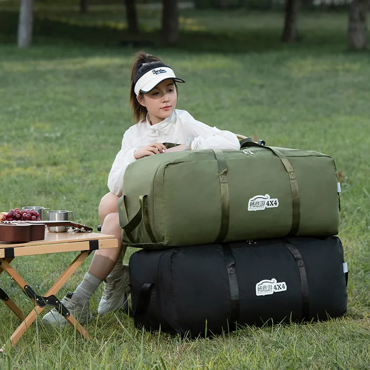 露营运动轻便大号大容量收纳包加厚防水装备包户外杂物包休闲包