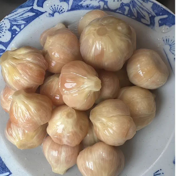 安徽大蒜头腌大蒜头子满满的家乡味道腌蒜头正宗咸大蒜头
