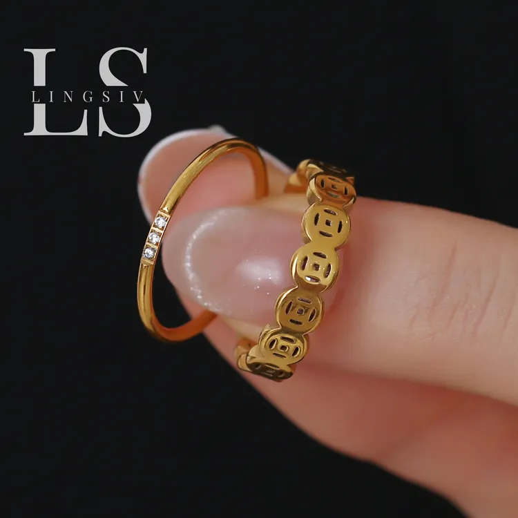 钛钢戒指 小众时尚轻奢素圈男女戒指个性气质百搭高级感指环手饰