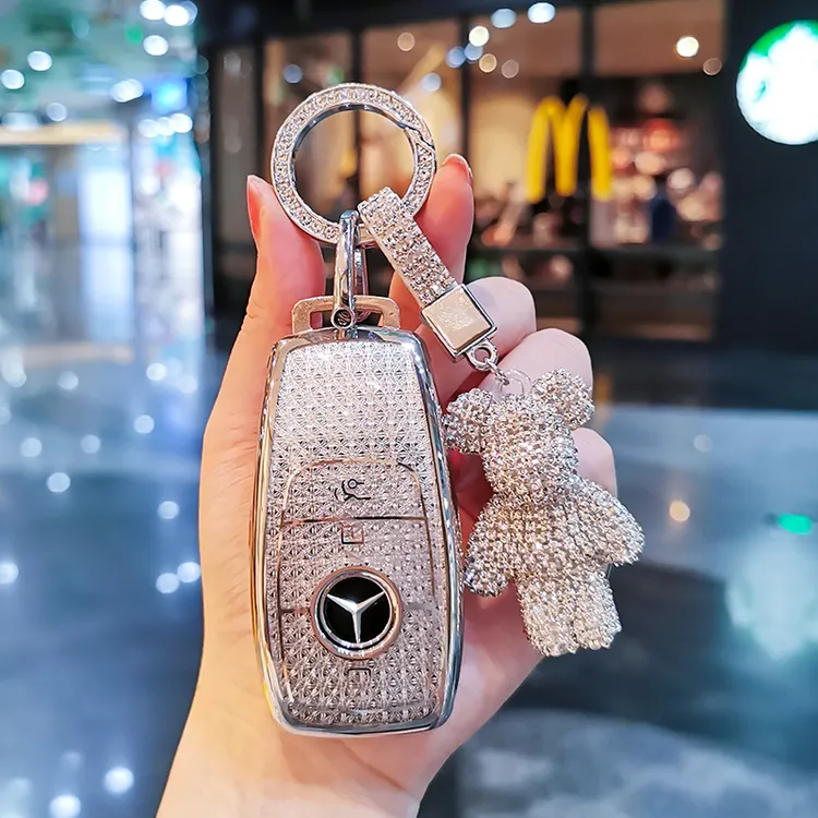 奔驰e300l钥匙套c260lc200l扣a200lglc/gla车s级glb/gle350壳女性