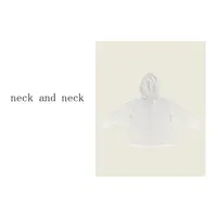【 neck and neck 】“ 老钱随意感 ”重工钩花工艺混纺连帽长袖衫