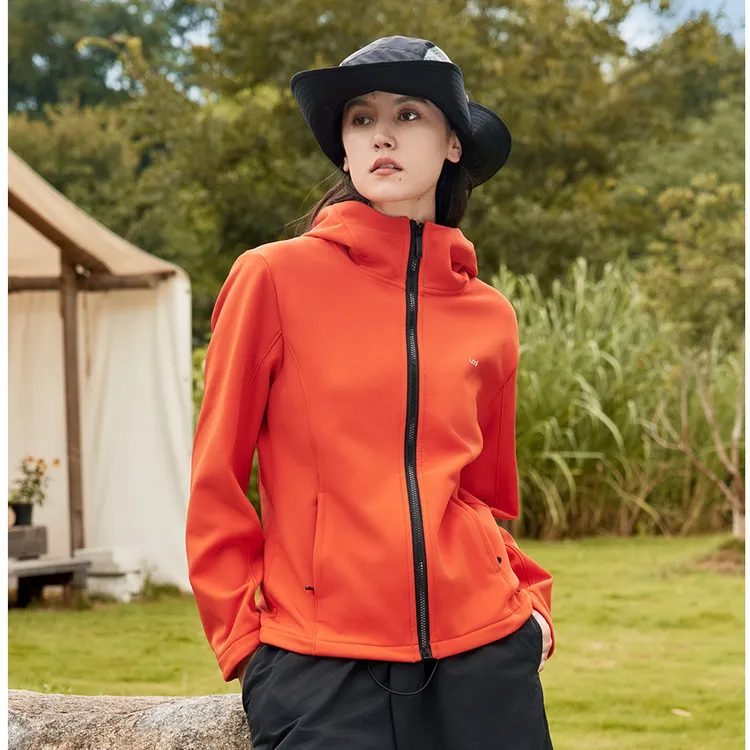 【COGIRL】优米家裤小仙软壳冲锋衣女修身加绒防风防水透气登山运动