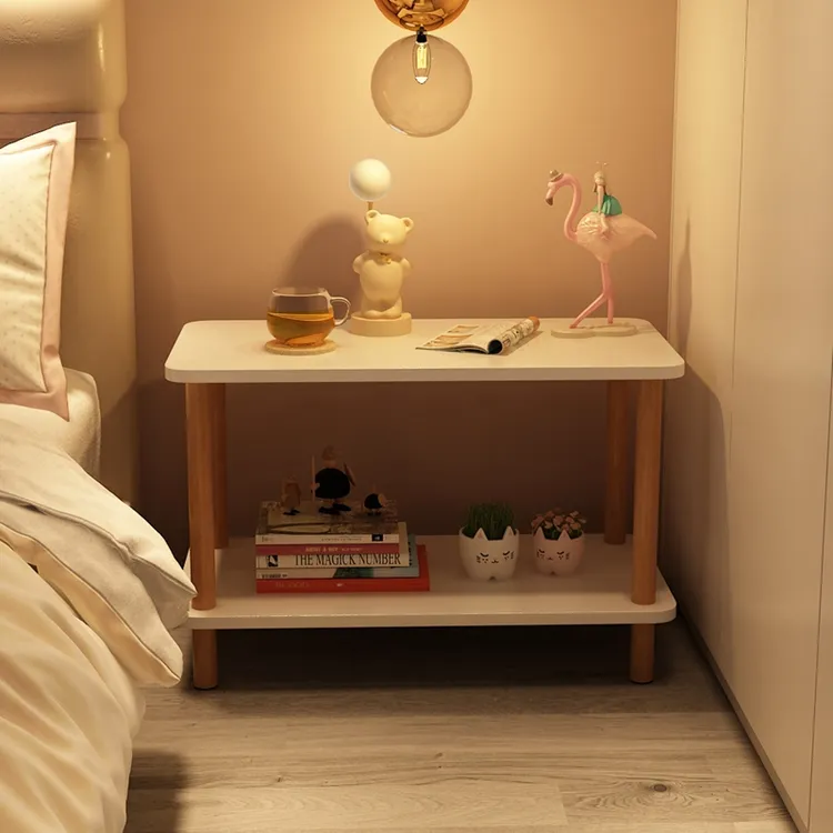 简易床头柜子主卧室出租房专用家用窄小桌子小型床边柜边几置物架