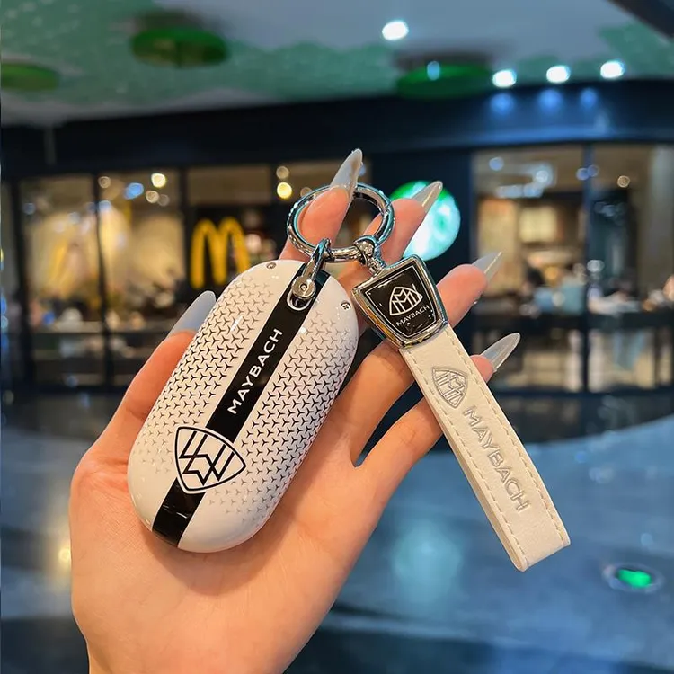 适用迈巴赫S480钥匙套奔驰新S级S400L包高级S680壳S450S580扣高级