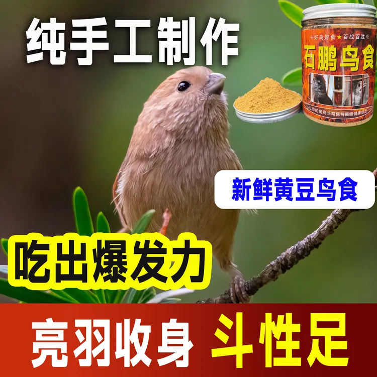黄豆鸟饲料提性长膘收身鸟食新鲜鸟粮靓羽增强专业壮膘上力营养