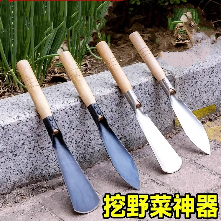 不锈钢小铲子园艺工具种花挖土松土种菜家用盆栽铁锹