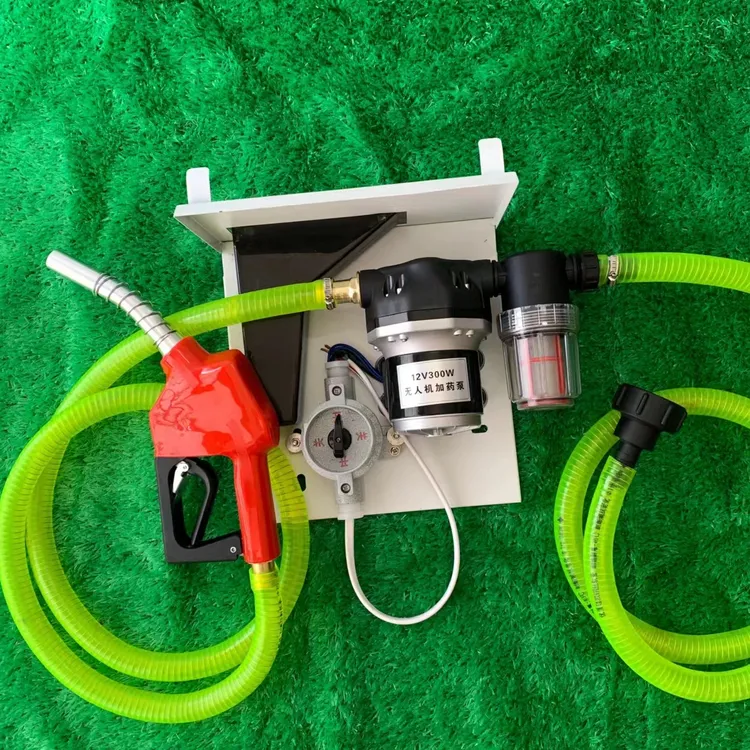 无人机加药泵12v220v加药机耐酸碱尿素甲醇自动启停自吸隔膜泵