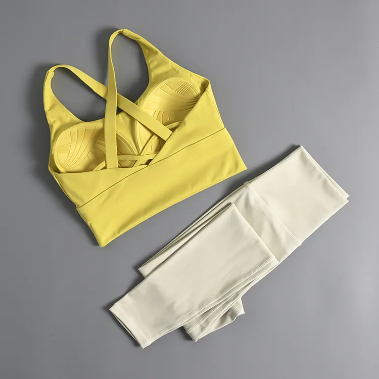 瑜伽服套装女夏季2025新款高级感普拉提训练服运动裤健身房速干衣