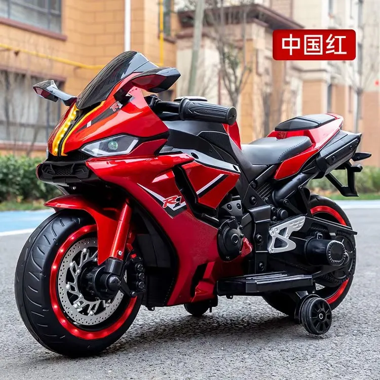 儿童电动车可坐人2-6岁男女小孩充电儿童摩托车两轮电瓶玩具机车