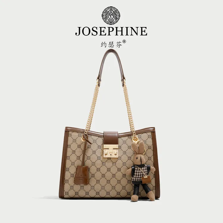 Josephine/约瑟芬【月落星辰】时尚单肩托特包宋兔子 7650- 9