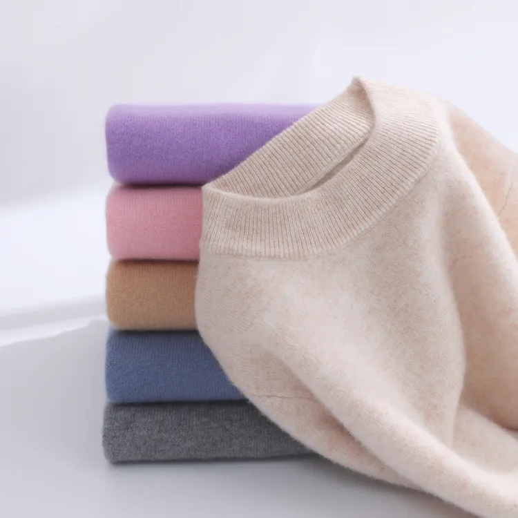 【中厚】儿童半高领100%纯羊毛衫针织秋冬百搭保暖洋气毛衣打底衫