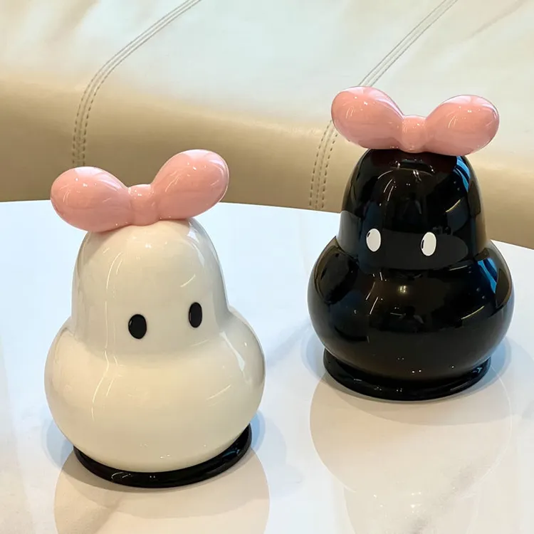 牙签盒轻奢高级牙签筒2024新款牙线收纳盒家用牙签罐创意网红可爱