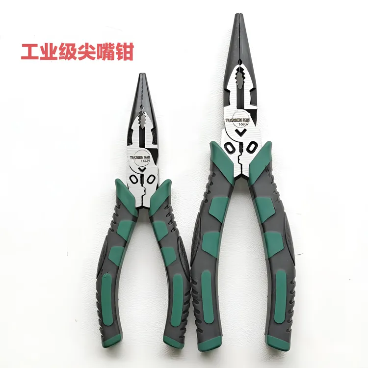 日式尖嘴钳维修多功能尖头钳拉线拔线钳工业级