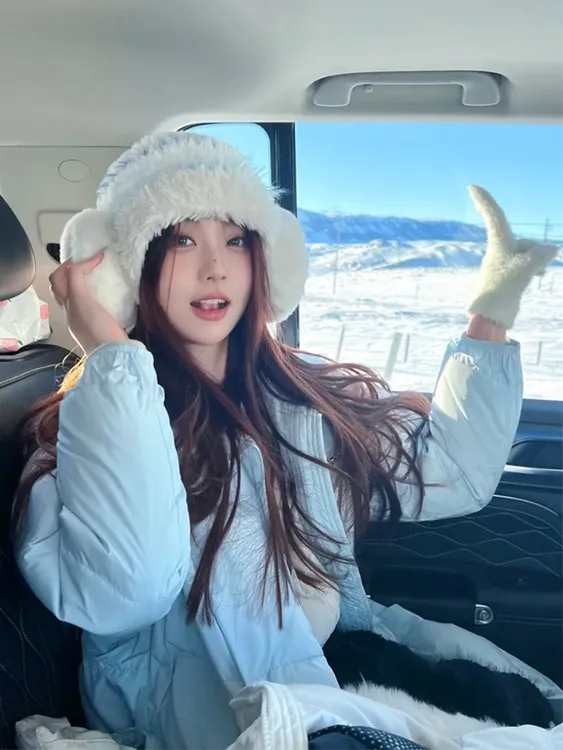 暖呼呼·帽子女冬款毛绒渔夫帽2024新款保暖大头围显脸小护耳帽