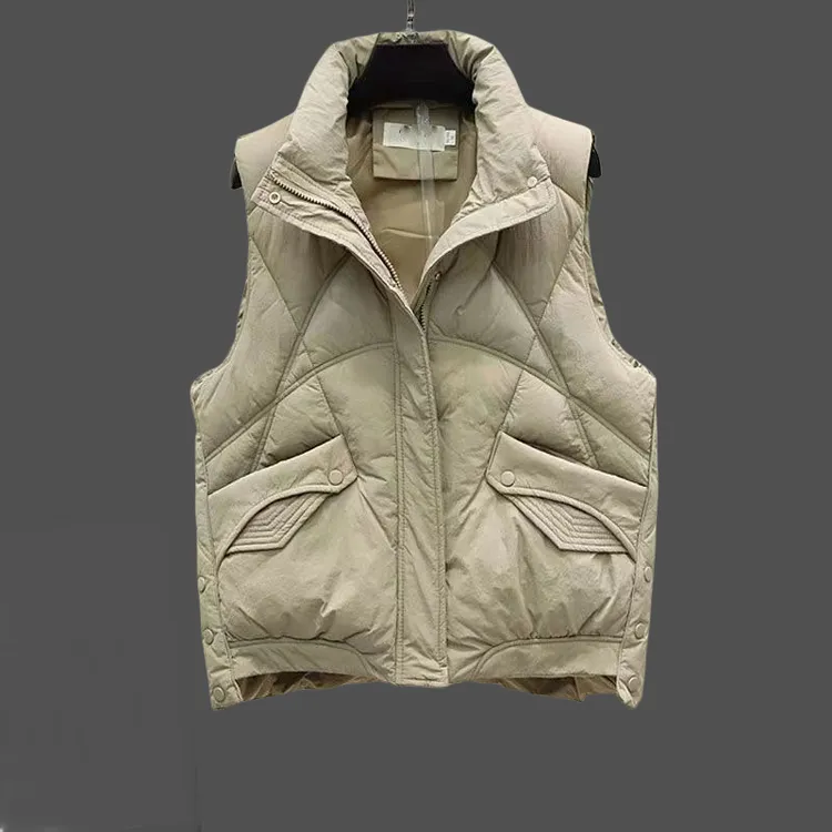 韩版马甲女爆款2025秋冬新款立领时尚百搭坎肩宽松马夹背心保暖