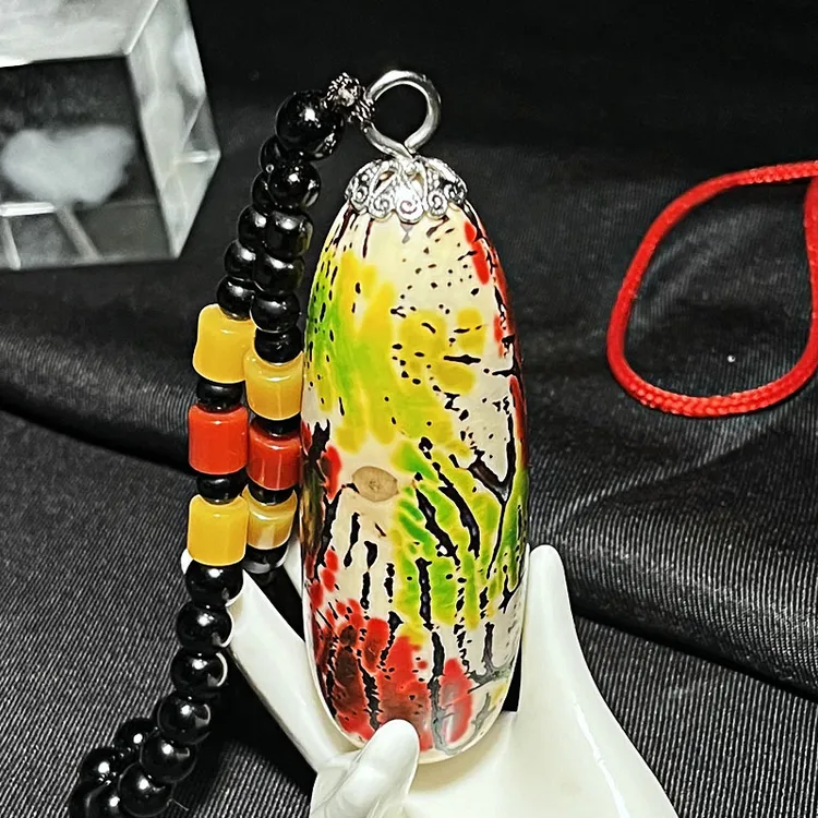 精选千眼菩提子【开果不退】可选车挂手把件毛衣长短链三彩菩提吊坠