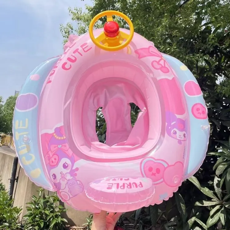 游泳圈儿童坐圈加厚婴幼儿水泡宝宝救生圈1-6岁小孩腋下圈防侧翻