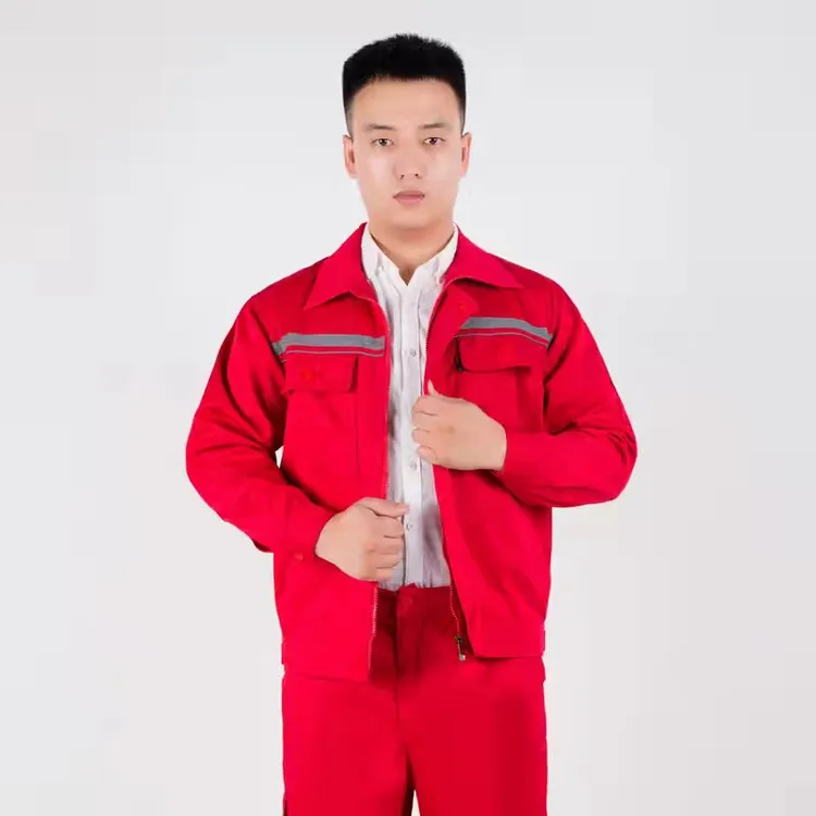 春秋冬防静电工作服套装男女同款加油然气站建筑加厚劳保服耐磨