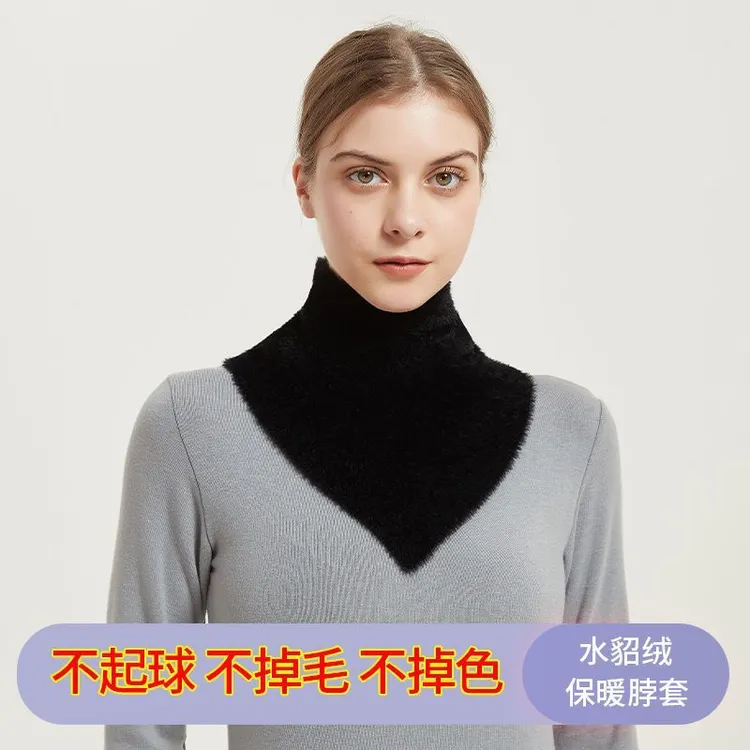 围巾脖套女秋冬季套头韩版户外防风针织款骑行保暖护颈椎围脖男女