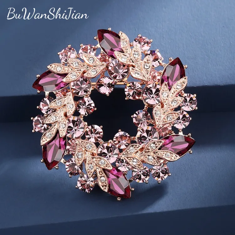 【紫气东来】秋冬2025新款紫荆花胸针高级感配饰轻奢高颜值节日礼物