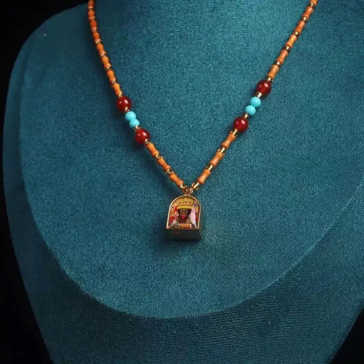 非金属木质项链 扎基拉姆节节高手工编织项链