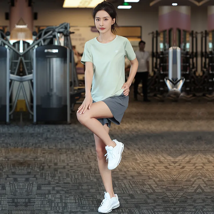 【两件套】夏季健身瑜伽服套装女跑步运动服收腹提臀防走光裤子1230