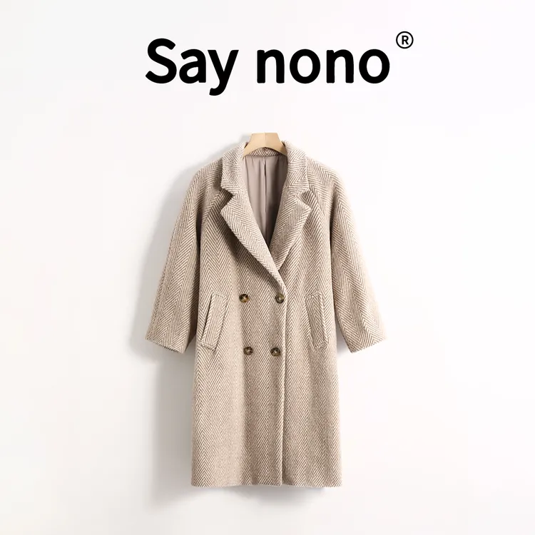 懒猫nono│Saynono 维多利亚＿赫本风小个子高级感羊驼大衣/GDF6658