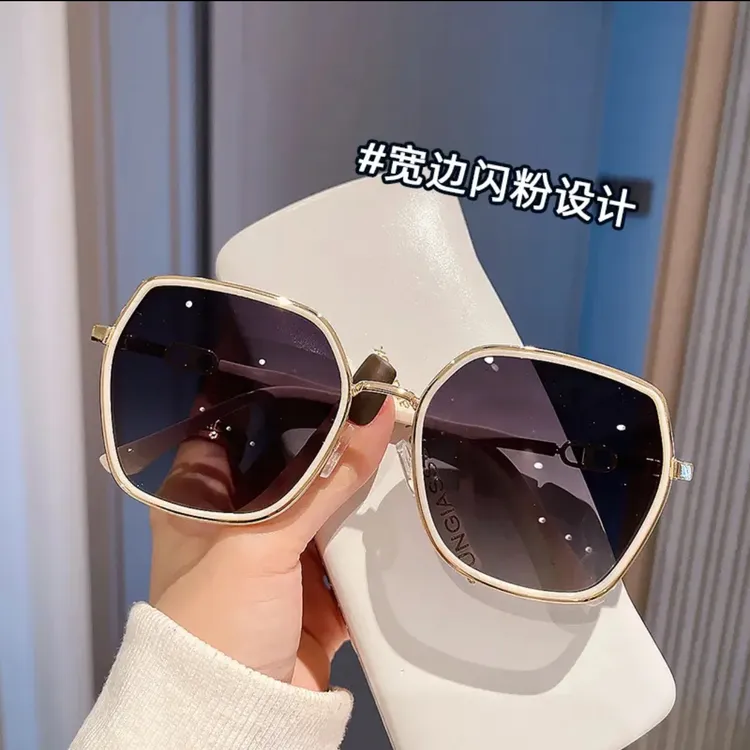 墨镜女士高级氛围感新款防晒防紫外线圆脸百搭显瘦太阳镜女款遮阳商品图