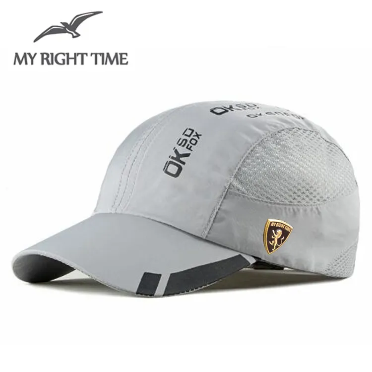 男士棒球帽夏季速干薄款太阳帽女透气网帽跑步帽钓鱼帽网眼鸭舌帽