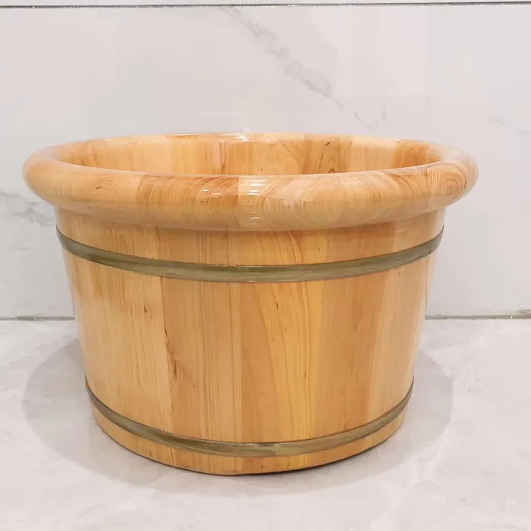 新辰沐业家用香柏木泡脚盆足浴桶实木足浴盆洗脚盆泡脚桶木桶木盆