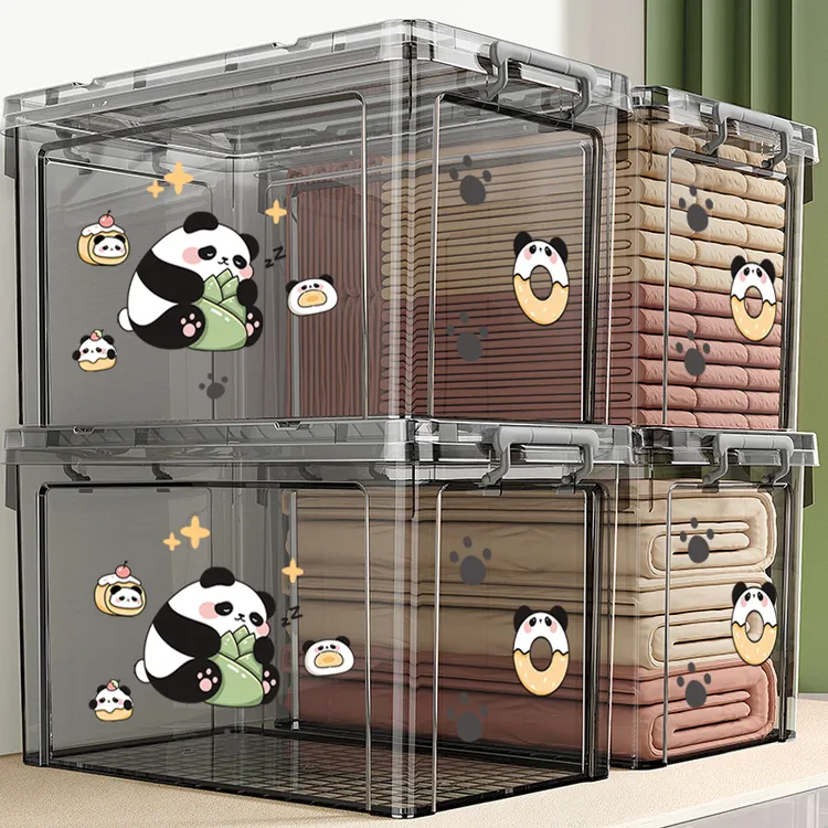 收纳箱家用衣柜衣服衣物塑料储物盒子玩具整理箱后备箱大容量箱子