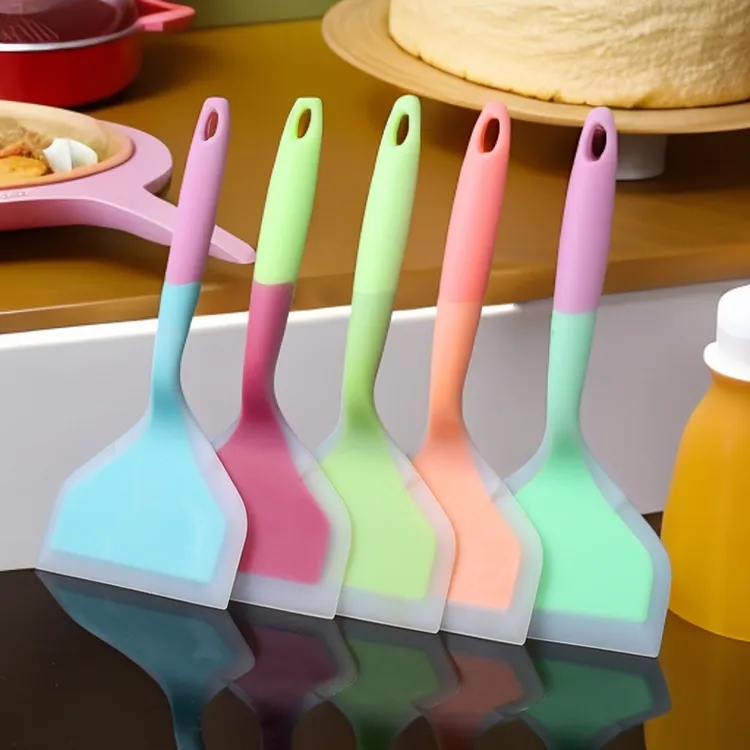 烙饼硅胶铲耐高温不粘锅专用铲子不伤锅烘焙刮刀厨房家用炒菜锅铲