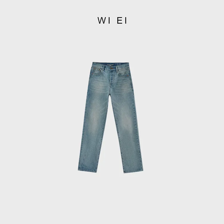 《WE ARE》细腿牛仔 Y*L 窄腿小直筒显瘦 牛仔裤 5C0026K