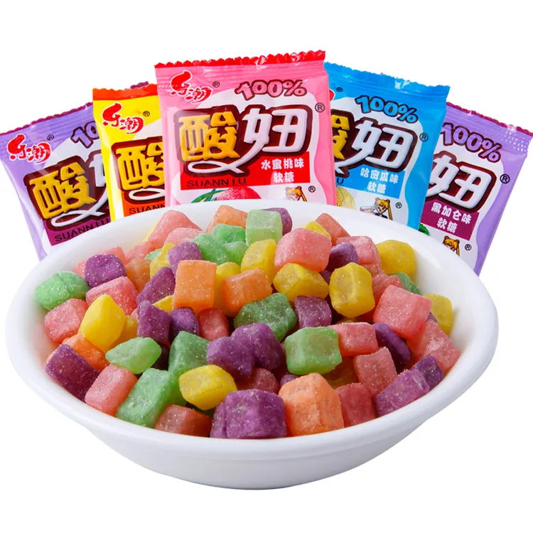 酸妞软糖310g怀旧90后校园小时候零食品8090儿时童年回忆qq糖果