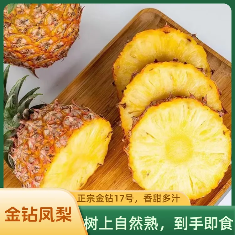 【树上熟】正宗海南金钻凤梨17号现摘现发新鲜孕妇水果非菠萝特大果