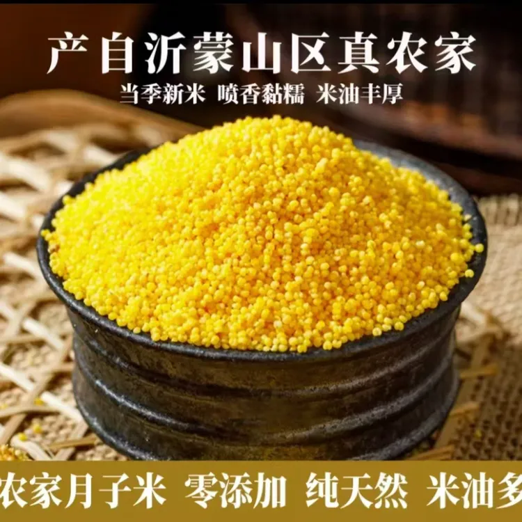 沂蒙山黄小米 农家自种月子米 米油丰厚熬米粘稠ad
