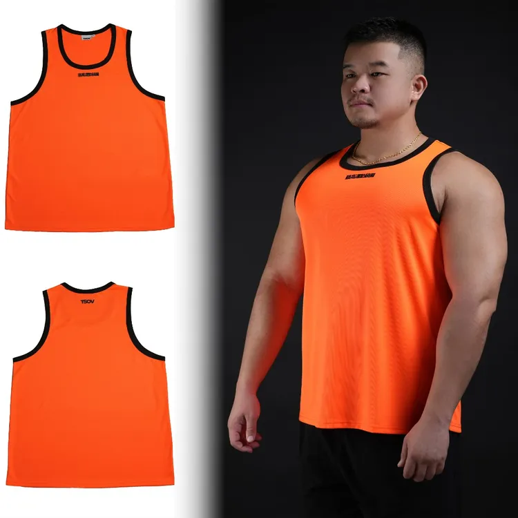(全店大促，多件优惠）TSOV 新款时尚运动背心 健身透气 速干网眼