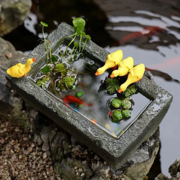 老旧石槽鱼缸造景牛猪石槽庭院流水件石盆民俗老物件水槽石头洗手