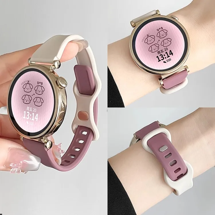 小蛮腰蝴蝶扣GT5华为GT4手表带硅胶GT3pro高级感watch男女fit适用