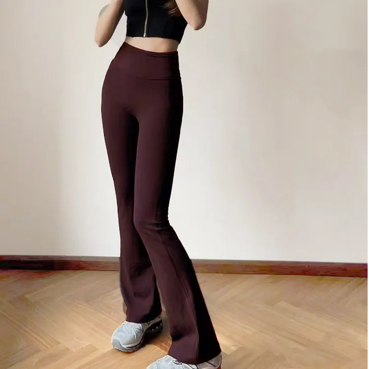 云感微磨喇叭裤外穿 修身显大长腿小蛮腰 瑜伽喇叭裤健身日常穿搭