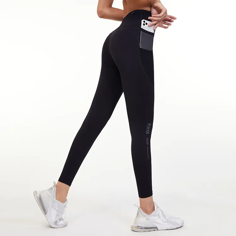【男女款】三个口袋压缩裤超提臀显瘦上打底裤瑜伽紧身跑步长裤