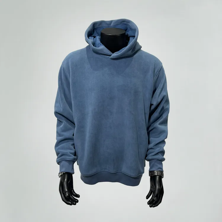 U家420克双面绒！抗静电 男女同款莱茵男高质感保暖连帽外套卫衣男