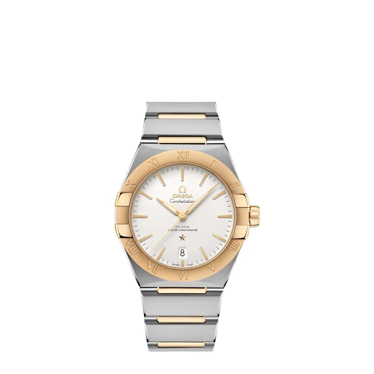 99新 Omega/欧米茄 曼哈顿系列/男表/39mm/黄金/白盘/机械