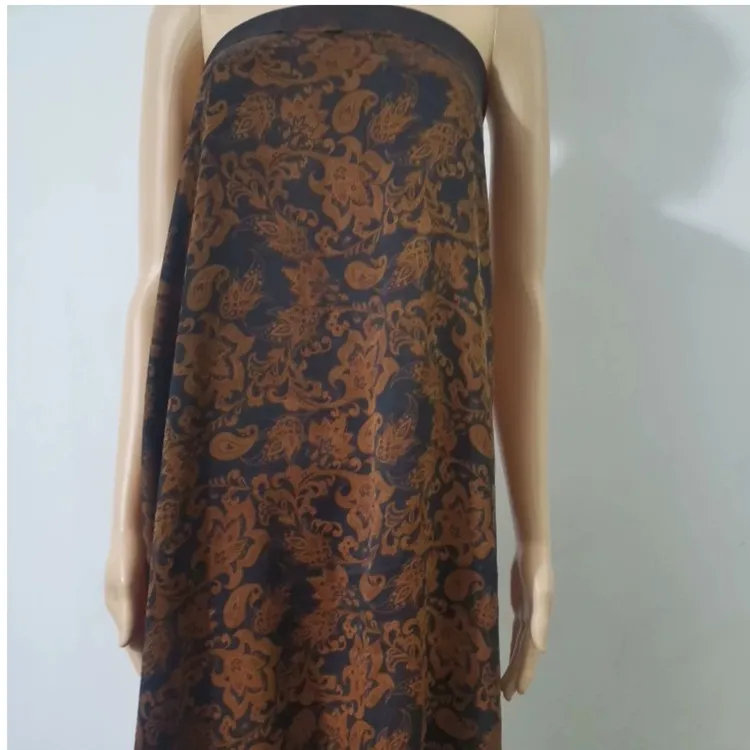 香云纱珍珠锻25姆米100‰桑蚕丝连衣裙面料