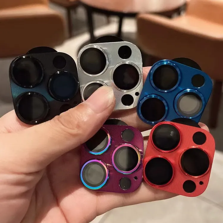 彩色金属16镜头膜适用17苹果15后摄像头保护贴iPhone14ProMax全包