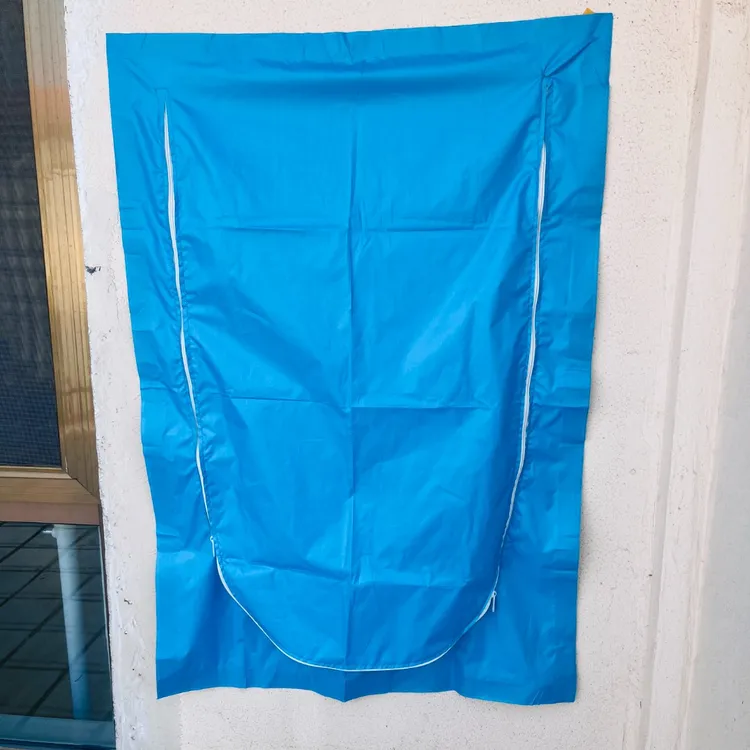 大棚通风门窗农用温室冷棚通风口大棚拉链门棚头门防水多功能