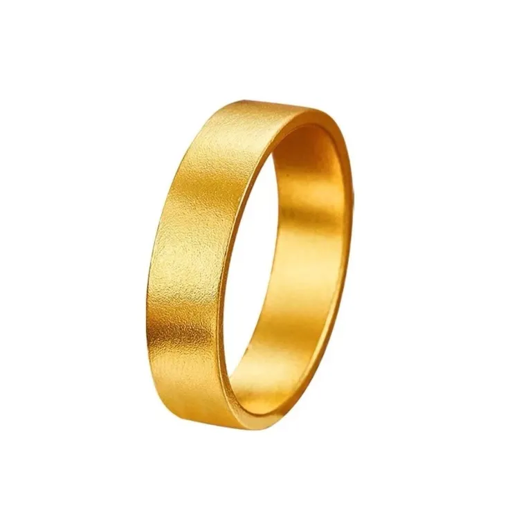 铜合金戒指 （方条戒指）时尚古法经典磨砂实心经典传承光面简约