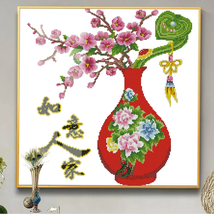 新款十字绣客厅卧室满绣简单系列手工刺绣现代简约小幅绣自己绣