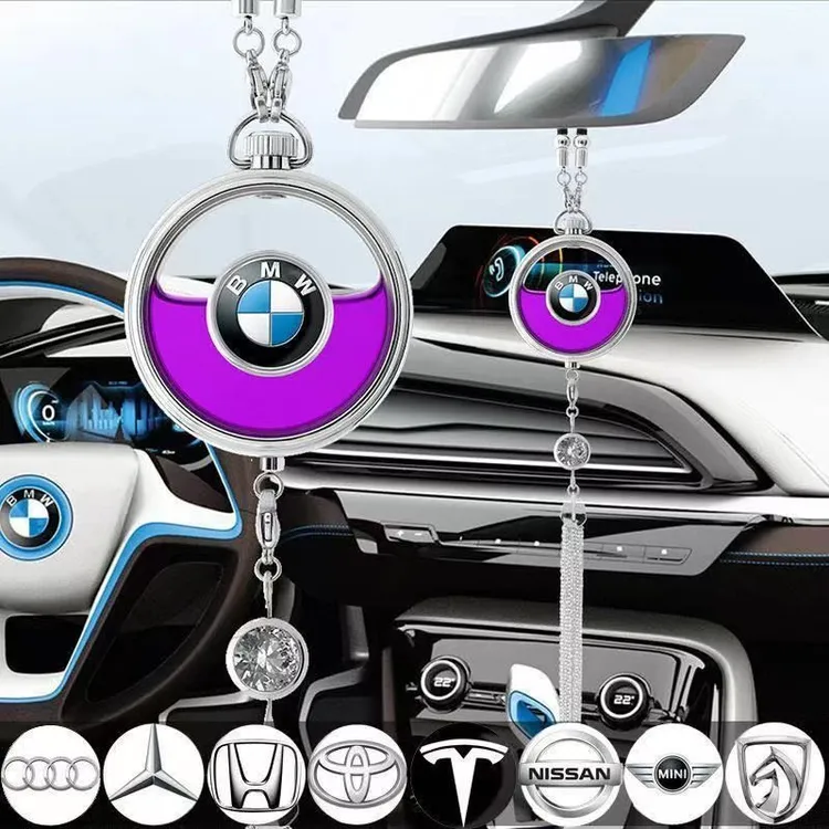 汽车香水挂件持久清香车载车标挂饰香薰除异味淡香车用车内饰吊坠